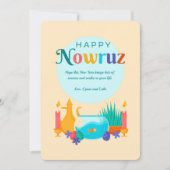 Happy Nowruz Feiertagskarte (Vorderseite)