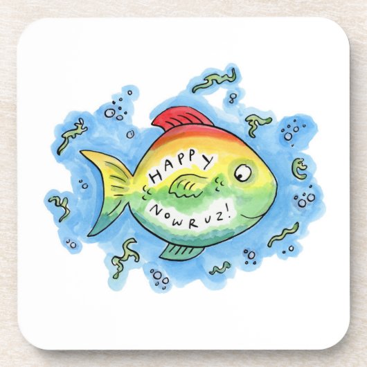 Happy Nowruz Getränkeuntersetzer (Vorderseite)