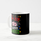 Happy Nowruz Mubarak Norouz Kurdistan Persian New Kaffeetasse (Vorderseite Links)