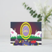 Happy Nowruz Neujahr Postkarte (Stehend Vorderseite)