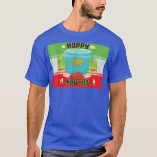 Happy Nowruz persian new year 2022 Goldfish Iran F T-Shirt