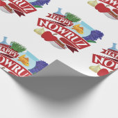 Happy Nowruz Persian New Year Geschenkpapier (Ecke)