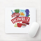Happy Nowruz Persian New Year Mousepad (Mit Mouse)