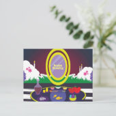 Happy Nowruz Persian New Year Postcard Postkarte (Stehend Vorderseite)