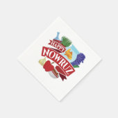Happy Nowruz Persian New Year Serviette (Ecke)