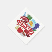Happy Nowruz Persian New Year Serviette (Ecke)