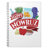 Happy Nowruz Persisches Neujahr Notizblock (Vorderseite)
