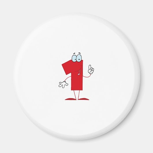 Happy Number 1 Magnet (Vorne)