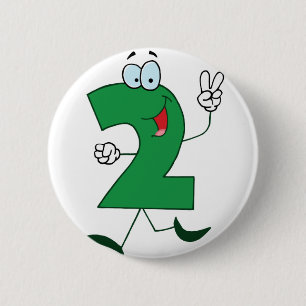 Happy Number 2 Button