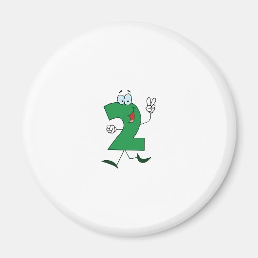 Happy Number 2 Magnet (Vorne)