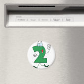Happy Number 2 Magnet (In Situ (Geschirrspüler))