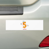 Happy Number 5 Autoaufkleber (Auf Auto)