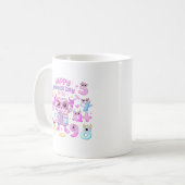 Happy Number Day 2026 Cute Calculator Design Kaffeetasse (Vorderseite Links)
