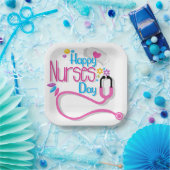 Happy Nurse Day Pappteller (Party)