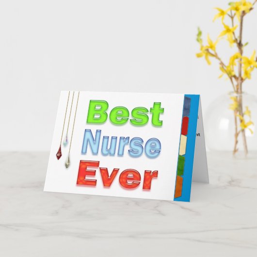Happy Nurses Day Best Nurse Ever Karte (Gelbe Blume)