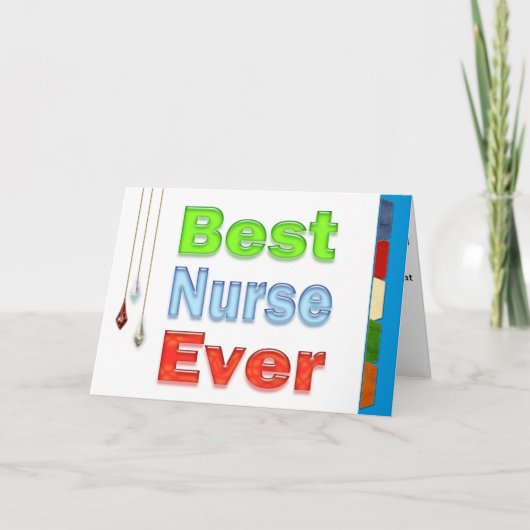 Happy Nurses Day Best Nurse Ever Karte (Vorderseite)