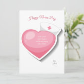 Happy Nurses Day Card Einladung (Stehend Vorderseite)