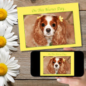 Happy Nurses Day Cavalier King Charles Spaniel Karte