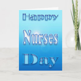 Happy Nurses Day Floral Karte
