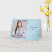 Happy Nurses' Day Foto Card Karte (Gelbe Blume)