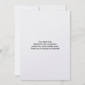 Happy Nurses Day Gray Stethoscope Illustration Einladung (Rückseite)