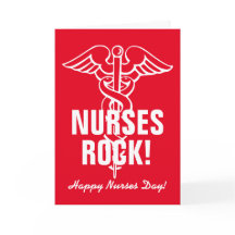 Happy Nurses Day Grußkarte für die Pflegewoche