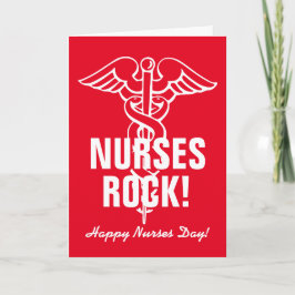 Happy Nurses Day Grußkarte für die Pflegewoche Karte