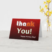 Happy Nurses Day individuell anpassbar Karte (Gelbe Blume)