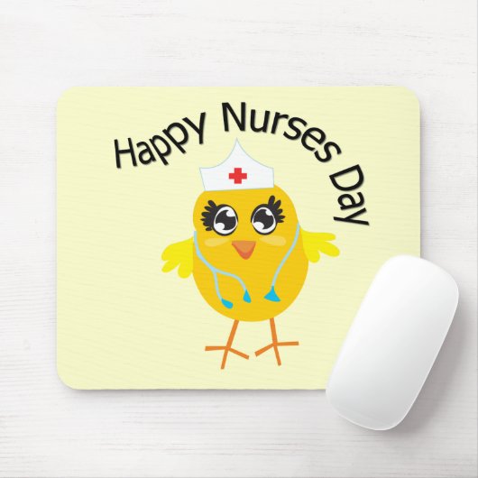 Happy Nurses Day Mousepad (Mit Mouse)