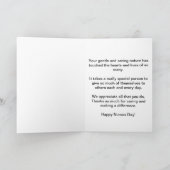 Happy Nurses Day White Orchid Blume Karte (Innenseite)