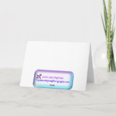 Happy Nurses Day White Peony Blume Card Karte (Rückseite)