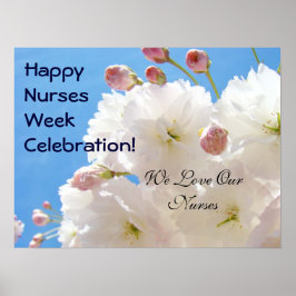 Happy Nurse's Week Celebration Plakate Liebe Nurse