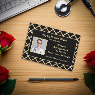 Happy Nurses Week Foto Apprecive Medical Card