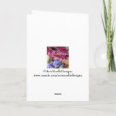 Happy Nurses Week-Freesia and Daisy Karte (Rückseite)