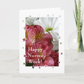 Happy Nurses Week-Freesia and Daisy Karte