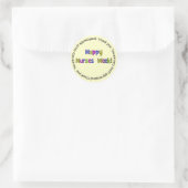 Happy Nurses Week Geschenke Runder Aufkleber (Tasche)