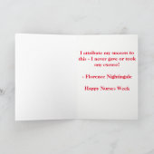 Happy Nurses Week Karte (Innenseite)