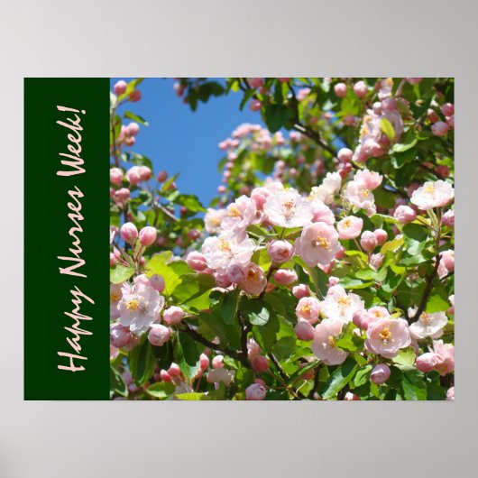 Happy Nurses Week: Kunstdrucke Nursing Danke Poster (Vorne)