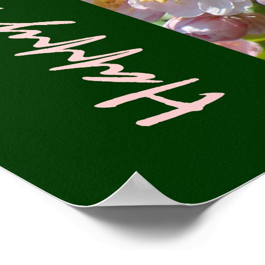 Happy Nurses Week: Kunstdrucke Nursing Danke Poster (Ecke)