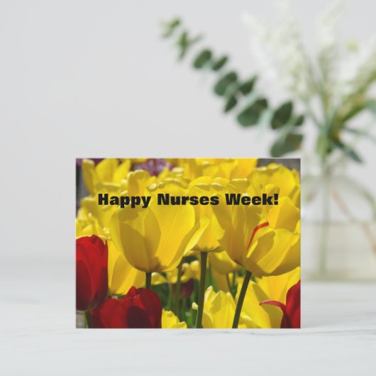 Happy Nurses Week! Postkarten Aufwertung (Stehend Vorderseite)