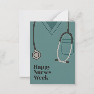 Happy Nurses Week Vintag Style Nurse Aufwertung Mitteilungskarte