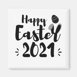 Happy Oaster 2021 Funny Quarantine Ostertag 2021 Magnet