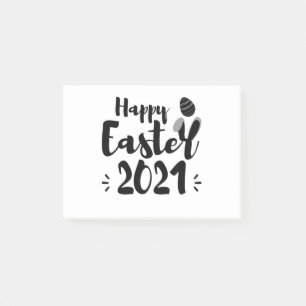 Happy Oaster 2021 Funny Quarantine Ostertag 2021 Post-it Klebezettel