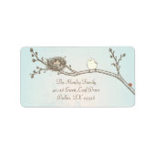 Happy Oaster Address Label Adressaufkleber (Vorne)