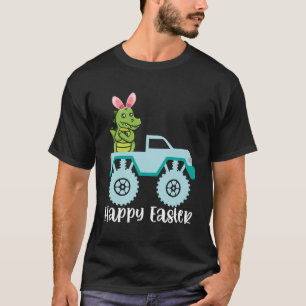 Happy Oaster Alligators Reiten Monster Truck Toddl T-Shirt