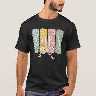 Happy Oaster Amen Floral Coquette Bow Christlich G T-Shirt
