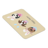Happy Oaster American Pit Bull Terrier Dogs Magnet (Rechte Seite)