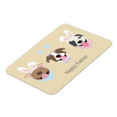 Happy Oaster American Pit Bull Terrier Dogs Magnet (Linke Seite)