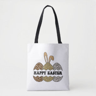 Happy Oaster Animal Print Ostereier Bunny Tasche