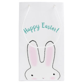 Happy Oaster aquamarin niedlich Ostern Bunny benut Kleine Geschenktüte